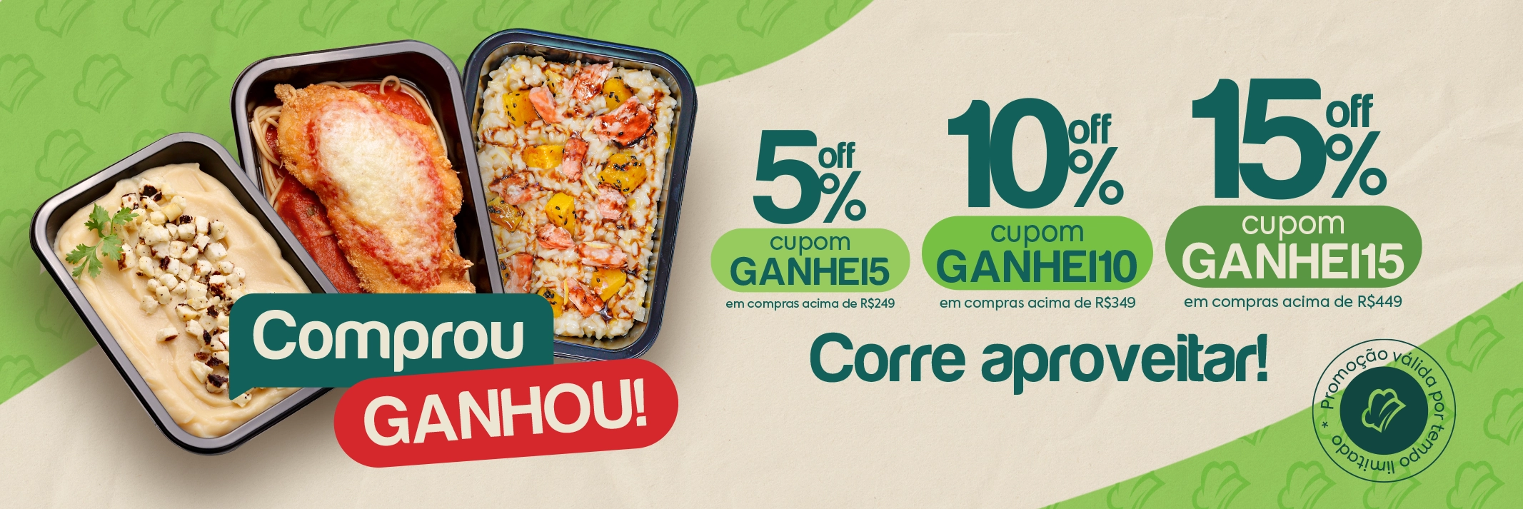 Comprou Ganhou Perosnal chefs
