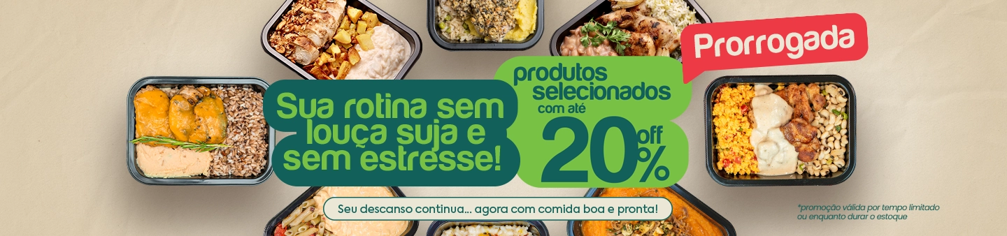 Promoção - Marmita congelada com até 20% OFF